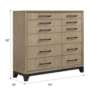 Master Chest, 10 Drawer Storage Furniture - Brown