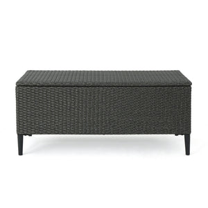 Rupert Storage Unit Resin Wicker Outdoor
