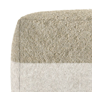 Clay - Square Pouf, Upholstered