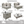 K&K Patio 8-Piece Patio Furniture Set with 43