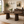 Walnut-Colored Wooden Dining Table