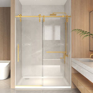 44-48" x 76" Frameless Sliding Shower Door