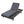 Lounge Chaise Set in Black Acacia Wood with Water-Resistant Cushions