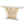 Console Table With Grid Base For Living Hallway - White / Gold
