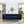 Jack - Modern Tuxedo Tufted Sofa - Navy Blue