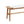 Design Natural Oak Wood Dining Bench with Handwoven Cane Seat in White