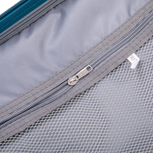 14"/20"/24"/28" 4-Piece PP Spinner Wheel Luggage Set with Cosmetic Case (Blue)