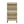 Modern Rattan 3 Door Shoe Rack Cabinet for Entryway