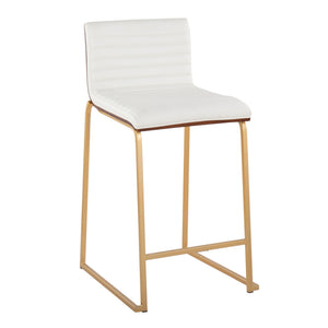 Mason Mara - Contemporary Design Fixed Height Counter Stool (Set of 2)