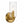 Jardin - Single Light Wall Sconce With Clear Ribbed Satin - Clear / Gold