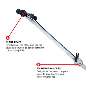 6" Electric Early Entry Green Concrete Saw with 110V Motor