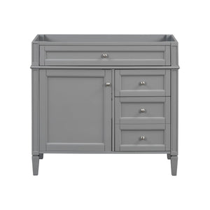 Bathroom Vanity With 2 Drawers And Tip-Out Drawer, Storage Cabinet