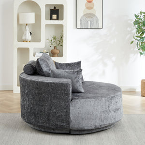 Swivel Chair With Rotating Base For Living Room