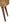 Solid Wood Mini Curved Nightstand, 2-Drawers, Oak-ish