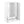 3-Door Mirror Wardrobe with Shelves, White