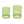 Outdoor Metal Set of 2 End Tables