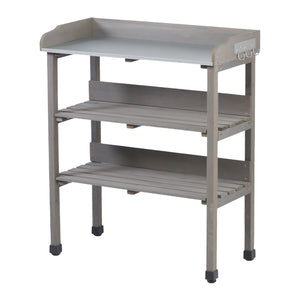Outdoor Potting Table, 3 Tier Workbench