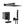 Square Shower System With Waterfall Tub Spout And Rough In Valve, Wall Mounted