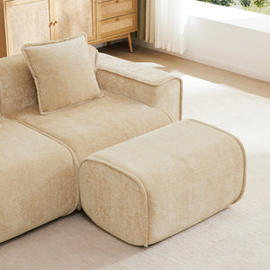 Ottoman Velvet-Light Camel