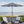 Patio Umbrella With Crank Lift & Push Button Tilt Frame, 200G / Sqm Solution Dyed Canopy - Blue Multi / Brown