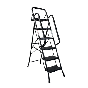 Folding Step Ladder with Wide Anti-Slip Pedal