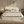 Solid Rubber Wood Platform Bed with Upholstered Headboard