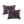 7 Piece Tufted Comforter Set Plum Queen