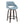 Fabrico - Mid Century Modern Fixed Height Counter Stool & Round Footrest (Set of 2)