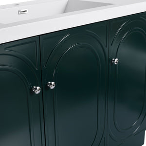 Modern Freestanding Bathroom Vanity With Soft Close Cabinet Doors