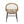 Outdoor Accent Chair With Curved Back And Basket Frame (Set of 2) - Light Brown / Beige