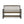 Slatted Bench With Built In Shelf