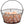 Little Giant Large Metal Wire Egg Basket for Collecting Chicken Eggs, Black