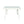 Mariano Steel Loveseat and Table, Off White & Grey