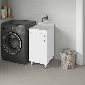 Darwin Freestanding Utility Tub and Sink Cabinet with One Door