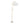 Leslie - Glam / Art Deco Floor Lamp - Gold / White