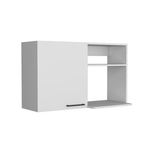 Burwood Kitchen Wall Cabinet with 2 Doors and Shelves - White