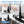 3 In 1 Kitchen Faucet With Press Type Glass Rinser, High Arc Pull Down Sprayer