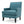 Serenada Upholstered Fabric Club Chair With Nailhead Trim And Tapered Birch Legs