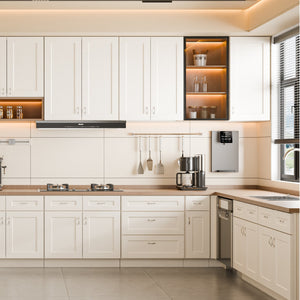 White Shaker Solid Wood Wall Cabinet with Soft-Close Doors