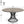 Round Dining Table For 4 - 6, (Table Only) - Gray / Black