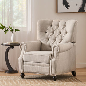 Welch Contemporary Tufted Pushback Recliner