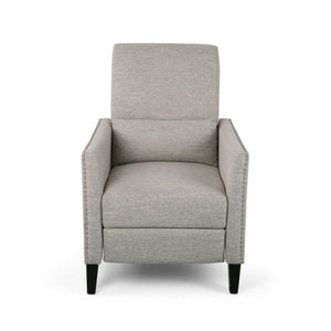 Kiersten Contemporary Fabric Pushback Recliner