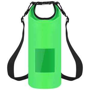 Floating Waterproof Dry Bag Floating Dry Sacks with Observable Window 10L Roll Top Lightweight Dry Storage Bag for Kayaking Rafting Boating Swimming C