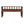 Artisan Furniture Solid Wood Bordeaux Leather Bench