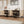 4 Door TV Cabinet with Adjustable Shelves and Storage Spaces