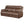 Worthington - Padded Arm Sofa - Dark Brown