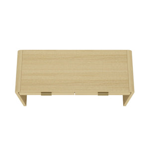 Grace - Office Desk With 2 Drawers - Oak