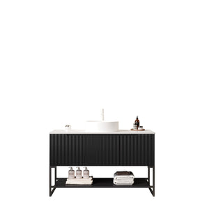 Tulio 48" Bathroom Vanity with Sink and Storage Cabinet