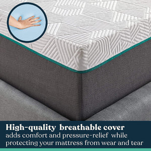 Early Bird Performance 12 Inch Hybrid Mattress w/ Cooling Copper Infusion, Twin
