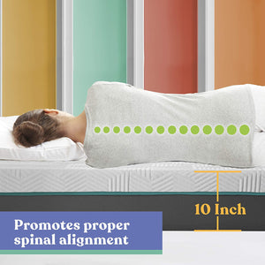 Early Bird Performance 12 Inch Hybrid Mattress w/ Cooling Copper Infusion, Twin